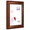 Frame USA Honey Rounded Brown Single Image Picture Frame with Mat